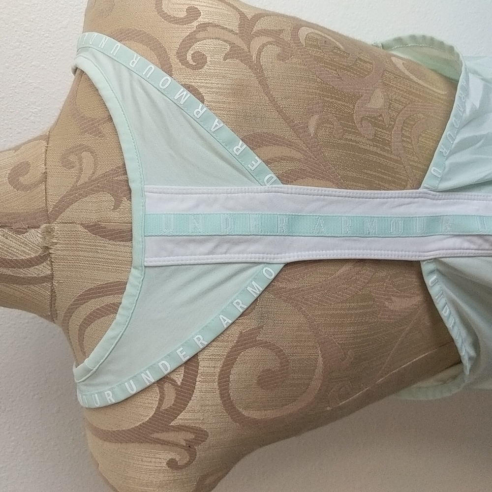 Mint green Under Armour Heat Gear tank top - Picture 4 of 7